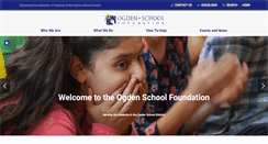 Desktop Screenshot of ogdenschoolfoundation.org